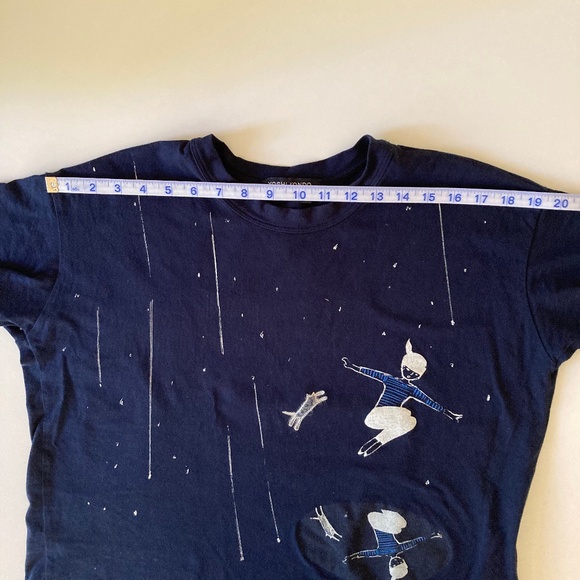 Yoshi Kondo Cotton T-shirt Navy Size M - Picture 4 of 10